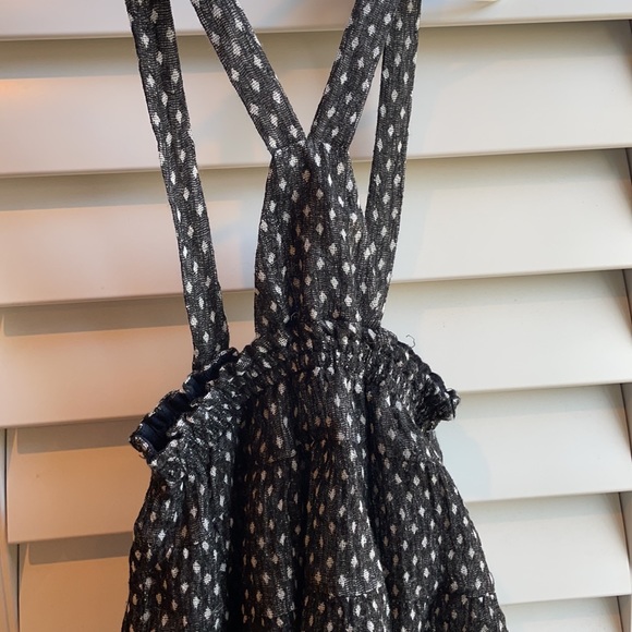 Zara black & white dotted pinafore 3/4Y - Picture 4 of 4